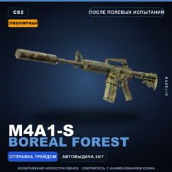 Сувенирный M4A1-S | Boreal Forest | После полевых испытаний · Скин Counter-Strike 2