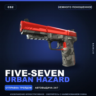 Five-SeveN | Urban Hazard | Немного поношенное · Скин Counter-Strike 2