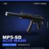 MP5-SD | Acid Wash | Прямо с завода · Скин Counter-Strike 2