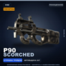 Сувенирный P90 | Scorched | Поношенное · Скин Counter-Strike 2
