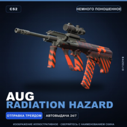 AUG | Radiation Hazard | Немного поношенное · Скин Counter-Strike 2