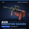 AUG | Radiation Hazard | Немного поношенное · Скин Counter-Strike 2