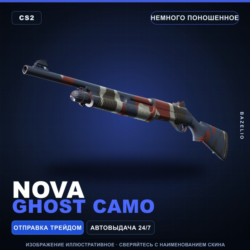 Nova | Ghost Camo | Немного поношенное · Скин Counter-Strike 2