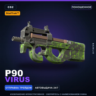 StatTrak™ P90 | Virus | Поношенное · Скин Counter-Strike 2