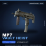 MP7 | Vault Heist | Закалённое в боях · Скин Counter-Strike 2