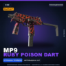 StatTrak™ MP9 | Ruby Poison Dart | Поношенное · Скин Counter-Strike 2