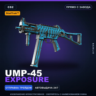 StatTrak™ UMP-45 | Exposure | Прямо с завода · Скин Counter-Strike 2
