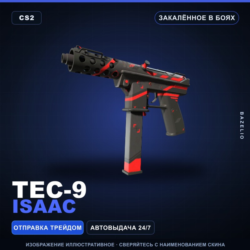 Tec-9 | Isaac | Закалённое в боях · Скин Counter-Strike 2