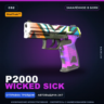 StatTrak™ P2000 | Wicked Sick | Закалённое в боях · Скин Counter-Strike 2