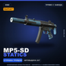 StatTrak™ MP5-SD | Statics | Прямо с завода · Скин Counter-Strike 2