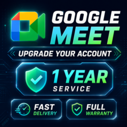Google Meet | 1 Year | Upgrade Your Account | Fast Activation | Warranty