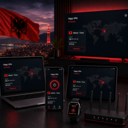 Happ VPN | Албания      Статический IP | Защита от DPI | Доступ ИИ | 10 Гбит/с