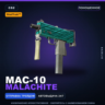 StatTrak™ MAC-10 | Malachite | Поношенное · Скин Counter-Strike 2