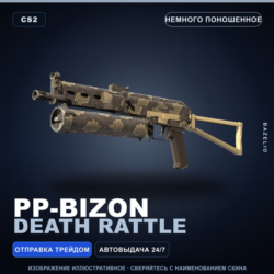 PP-Bizon | Death Rattle | Немного поношенное · Скин Counter-Strike 2
