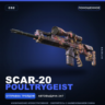 SCAR-20 | Poultrygeist | Поношенное · Скин Counter-Strike 2