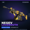 Negev | Loudmouth | Поношенное · Скин Counter-Strike 2