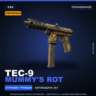 Сувенирный Tec-9 | Mummy&acute;s Rot | Поношенное · Скин Counter-Strike 2