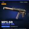 StatTrak™ MP5-SD | Necro Jr. | Прямо с завода · Скин Counter-Strike 2