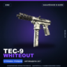 Tec-9 | Whiteout | Закалённое в боях · Скин Counter-Strike 2
