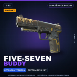 StatTrak™ Five-SeveN | Buddy | Закалённое в боях · Скин Counter-Strike 2
