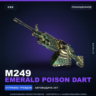 M249 | Emerald Poison Dart | Поношенное · Скин Counter-Strike 2