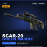 StatTrak™ SCAR-20 | Green Marine | Прямо с завода · Скин Counter-Strike 2