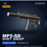 Сувенирный MP5-SD | Dirt Drop | Поношенное · Скин Counter-Strike 2