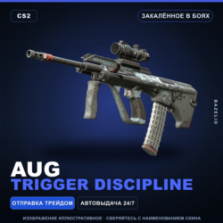 AUG | Trigger Discipline | Закалённое в боях · Скин Counter-Strike 2
