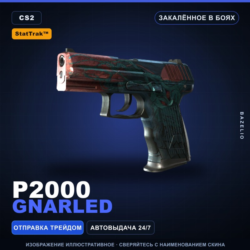 StatTrak™ P2000 | Gnarled | Закалённое в боях · Скин Counter-Strike 2