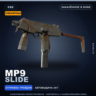 Сувенирный MP9 | Slide | Закалённое в боях · Скин Counter-Strike 2