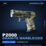 P2000 | Granite Marbleized | Закалённое в боях · Скин Counter-Strike 2