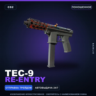 Tec-9 | Re-Entry | Поношенное · Скин Counter-Strike 2