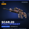 StatTrak™ SCAR-20 | Poultrygeist | Поношенное · Скин Counter-Strike 2