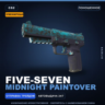 Сувенирный Five-SeveN | Midnight Paintover | Поношенное · Скин Counter-Strike 2
