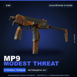 MP9 | Modest Threat | Закалённое в боях · Скин Counter-Strike 2