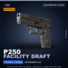Сувенирный P250 | Facility Draft | Закалённое в боях · Скин Counter-Strike 2