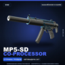 MP5-SD | Co-Processor | Закалённое в боях · Скин Counter-Strike 2