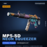 Сувенирный MP5-SD | Neon Squeezer | Поношенное · Скин Counter-Strike 2