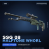 SSG 08 | Halftone Whorl | Поношенное · Скин Counter-Strike 2