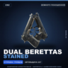 Dual Berettas | Stained | Немного поношенное · Скин Counter-Strike 2