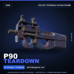 P90 | Teardown | После полевых испытаний · Скин Counter-Strike 2