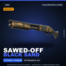 StatTrak™ Sawed-Off | Black Sand | Закалённое в боях · Скин Counter-Strike 2