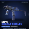 MP9 | Cobalt Paisley | Поношенное · Скин Counter-Strike 2