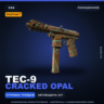 StatTrak™ Tec-9 | Cracked Opal | Поношенное · Скин Counter-Strike 2