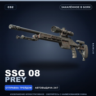 SSG 08 | Prey | Закалённое в боях · Скин Counter-Strike 2