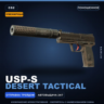 Сувенирный USP-S | Desert Tactical | Поношенное · Скин Counter-Strike 2