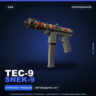 Tec-9 | Snek-9 | Поношенное · Скин Counter-Strike 2