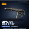 Сувенирный MP5-SD | Dirt Drop | Закалённое в боях · Скин Counter-Strike 2