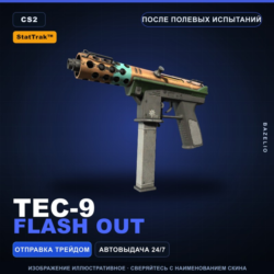 StatTrak™ Tec-9 | Flash Out | После полевых испытаний · Скин Counter-Strike 2
