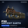 P90 | Ancient Earth | Поношенное · Скин Counter-Strike 2